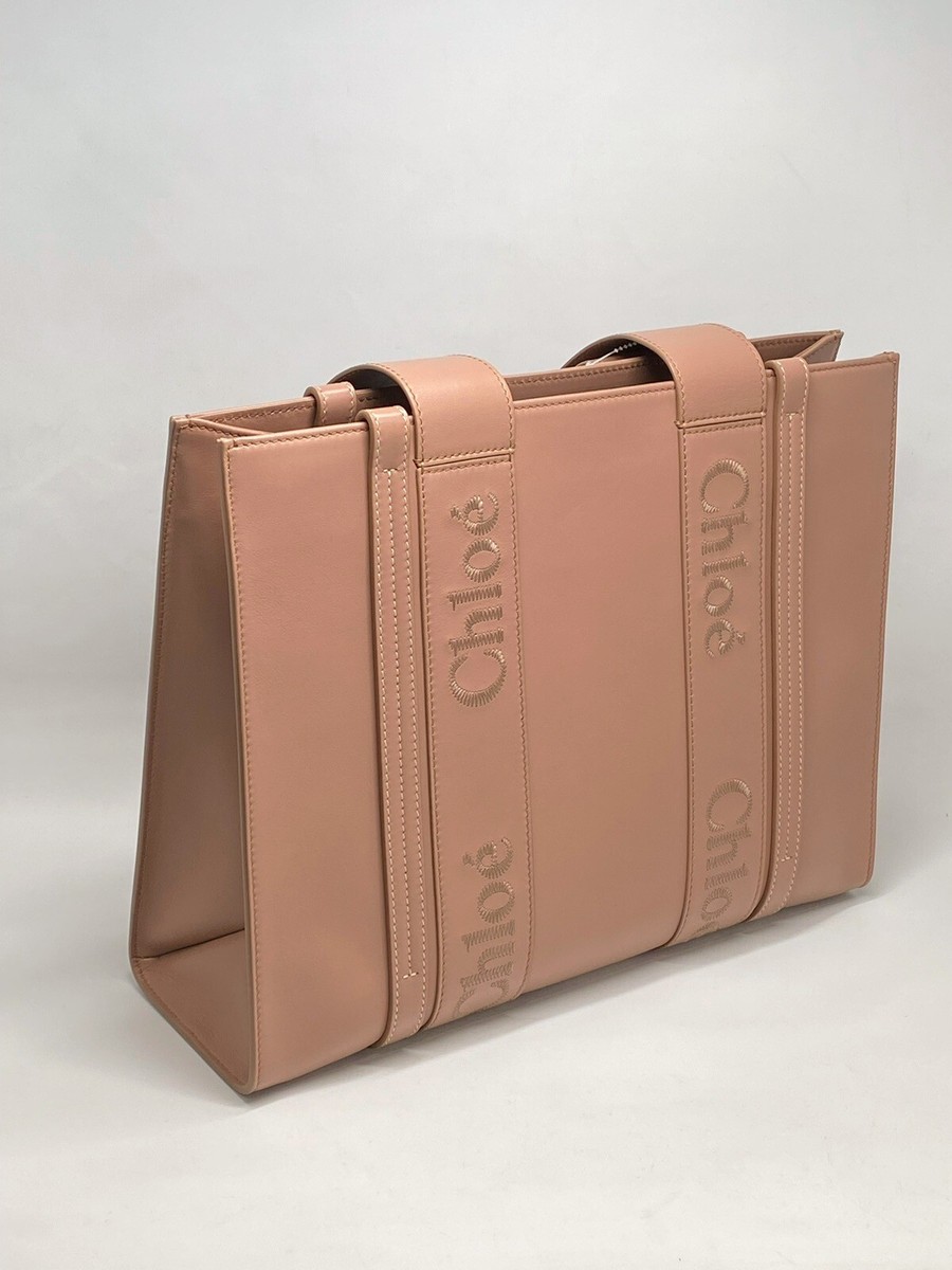 Chloe Woody Medium Leather Tote Bag | eBay