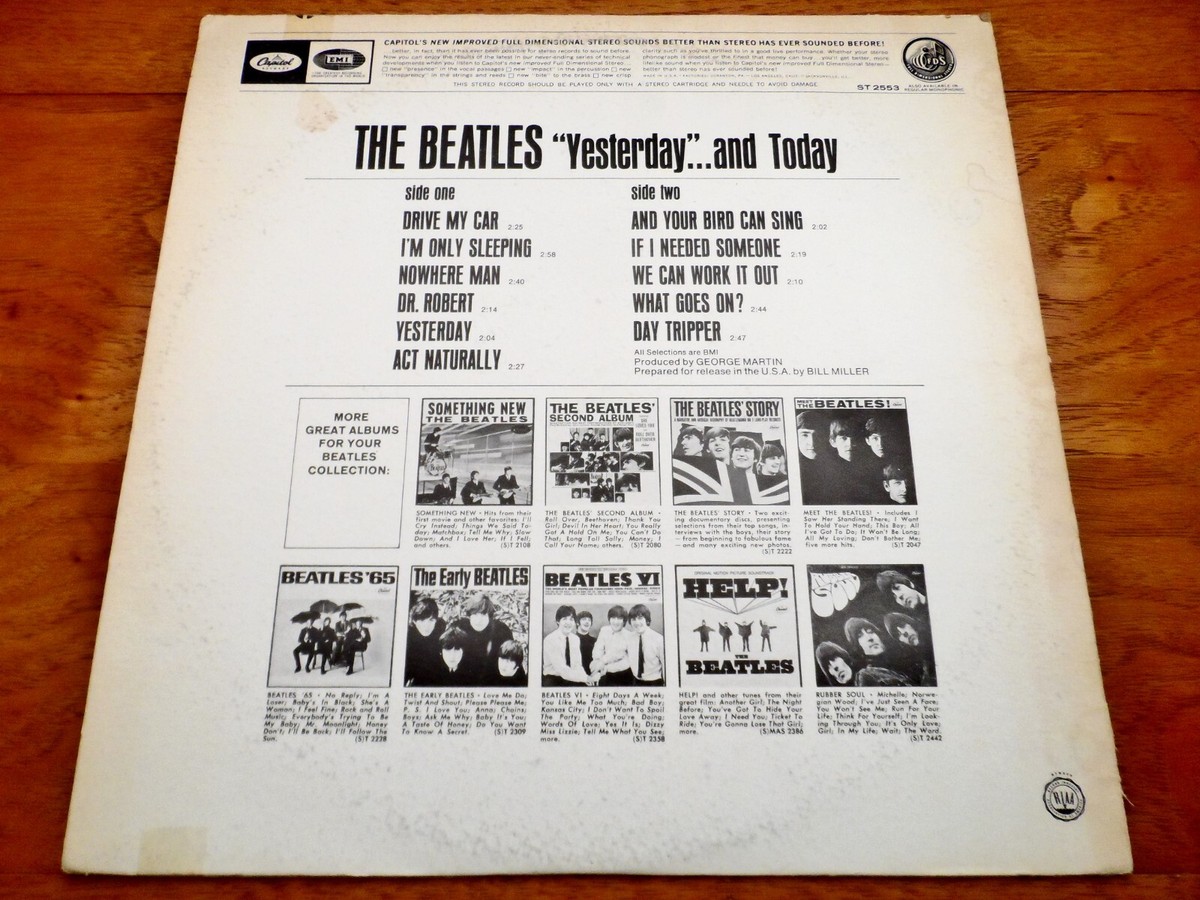 米LP Beatles Yesterday &amp;amp; Today ST2553 APPLE /00260 s-l400.jpg