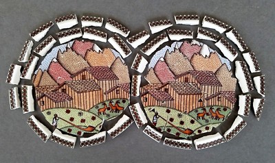 Mosaic Tiles + Focals ~ Alpine Village Gien France Alpestre 