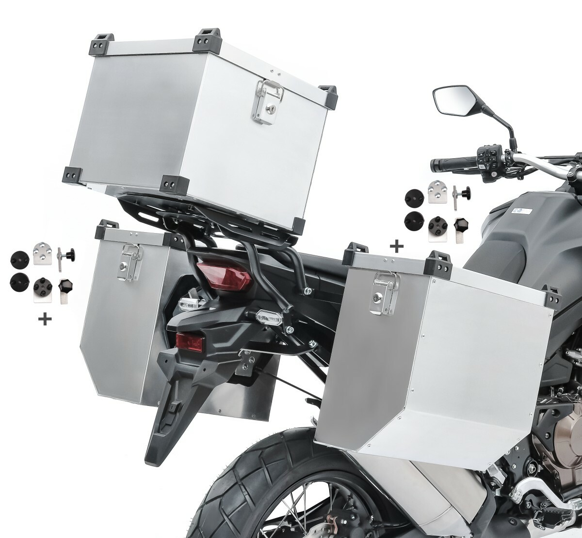 Alu Panniers 36-41L Topcase 38L for Kawasaki Ninja 1000 SX