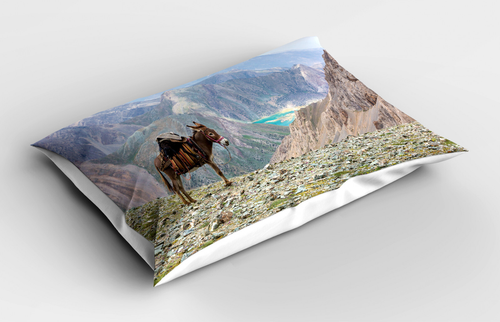 Kopfkissenbezug Modern Wohnzimmer Flauschig Esel Dolomiten Italien Land