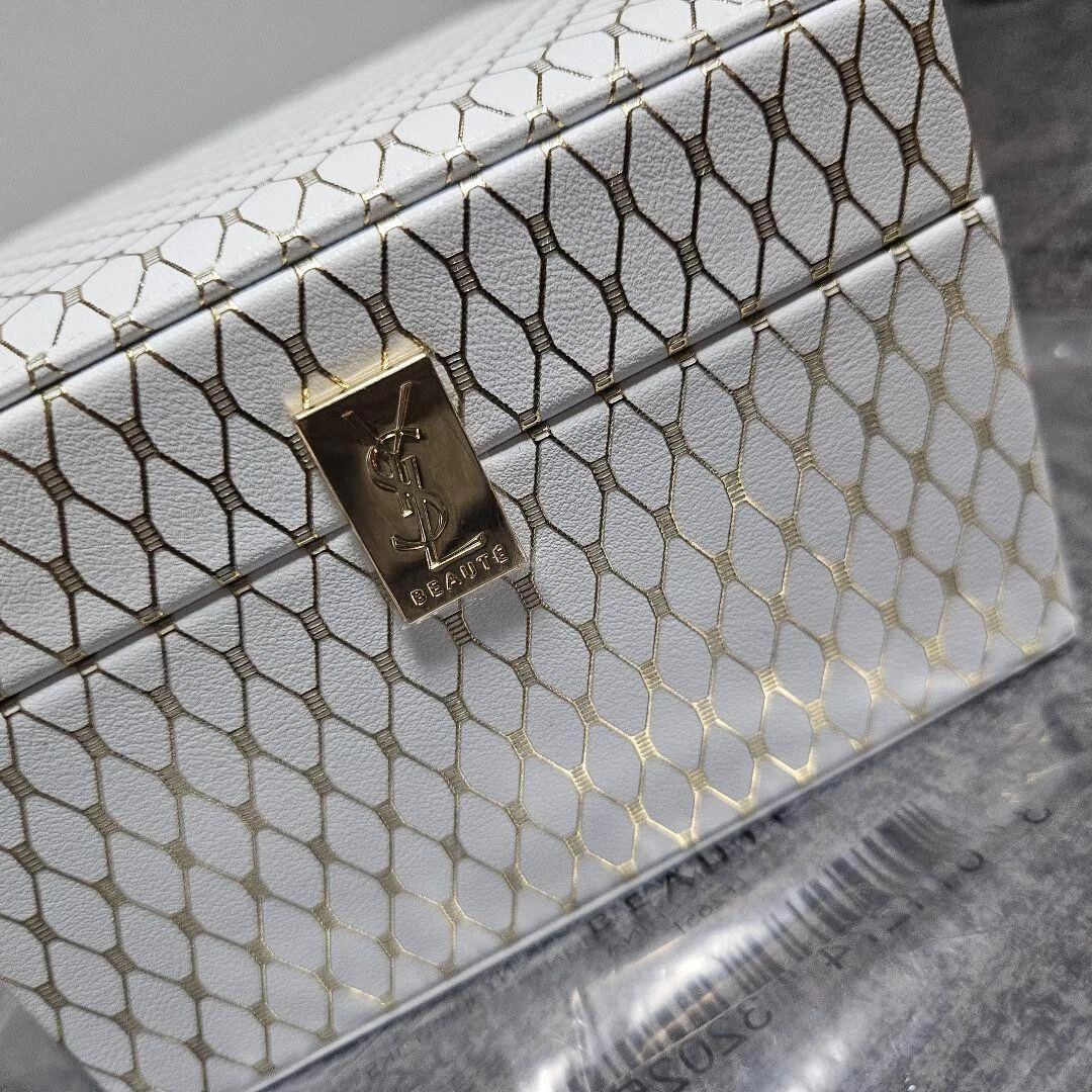 SAINT LAURENT (YSL) Yves Saint Laurent Vanity Cassapanca Natalizia Quantità Limitata L120xH80xP120mm Nuova