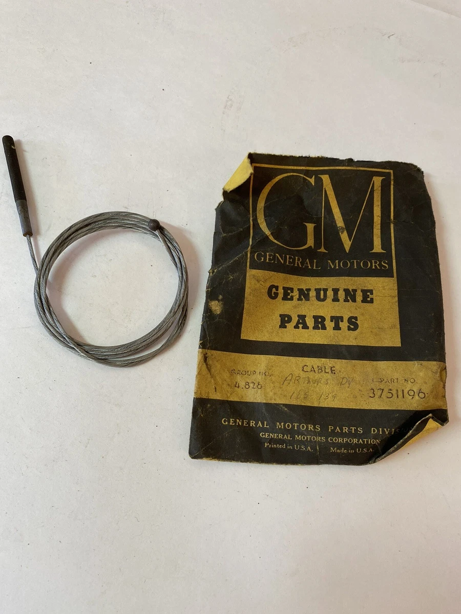 NOS GM#3751196 Front Brake Cable 1955-59 Chevy GMC Longbed 4WD | eBay