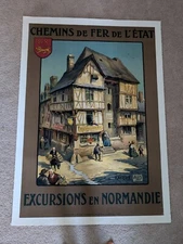 French original vinatge travel poster