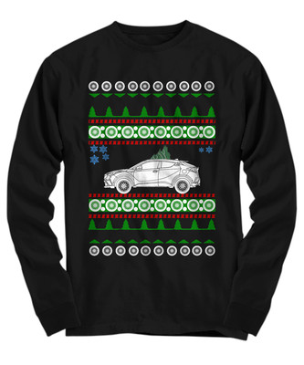 Toyota C-HR Ugly Christmas Sweater Jumper - Long Sleeve Tee