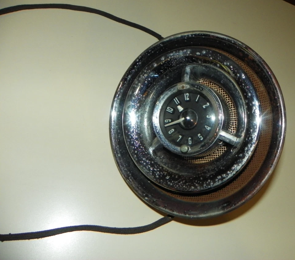 1953 年 PONTIAC 首席时钟和扬声器设置 JAGER 手表公司 — 第 2/4 张图片