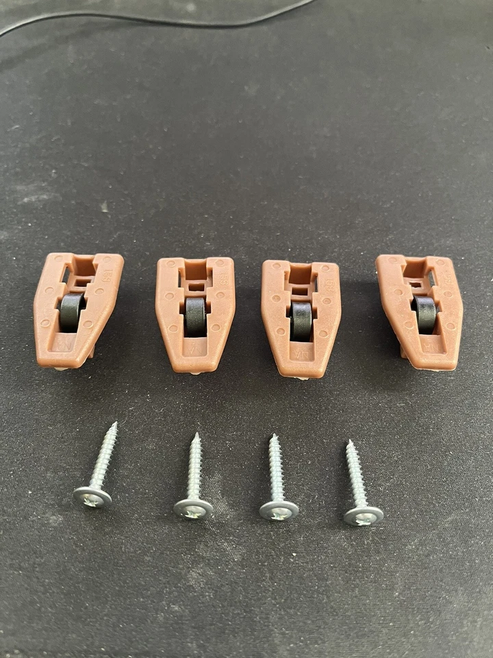 4 Kenlin Rite Trak II Rite-Trak II OEM Cómoda Guía de dibujo Rodillo de parada con tornillos Foto 2 de 3