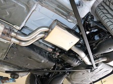 Fox Edelstahl Vorschalldämpfer Mercedes E-Klasse W124 A124 Cabrio