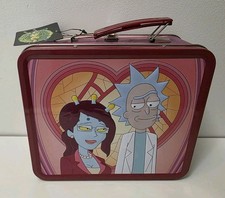 Rick and Morty Loungefly Metal Lunchbox Rick & Unity Target Exclusive 8" NWT