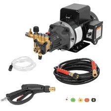 Canpump 1500 PSI 1.9 GPM Electric Pressure Washer w/Accessories, 2 HP 120 V