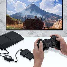 PS2 to USB Adapter for Playstation 2 Controllers, Converter Cable for PC  PS...