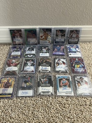 20 Card Various Autograph Lot. Different Sports