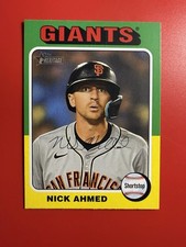 2024 Topps Heritage #705 - Nick Ahmed SP Short Print