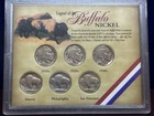 Legend of the Buffalo Nickel- 6 Nickels