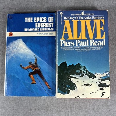 Alive Andes Survivors Piers Paul Read & Epics of Everest by Wibberley Lot 2