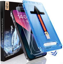 MAGIC JOHN 2 Pack for iPhone 13/14 iPhone 13 Pro 6.1 inch Tempered Glass Screen