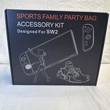 SW2 Sports Family Party Bag Accessory Kit w/ Case, Dock, Stand, USB-C/3.5mm