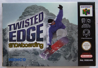 TWISTED EDGE SNOWBOARDING NINTENDO 64 PAL NEW ITA BOX (BACK OF STOCK)