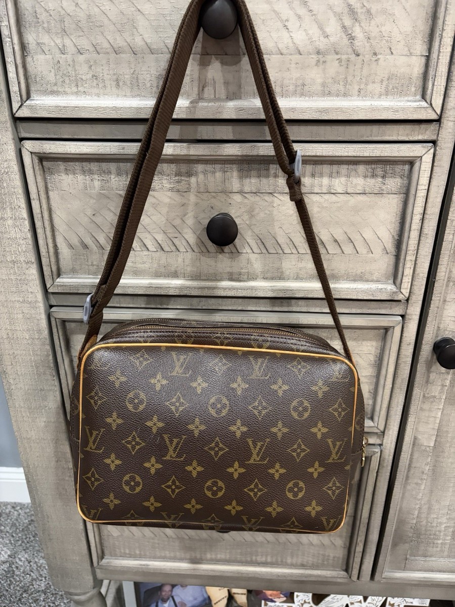 Louis Vuitton Reporter GM Monogram Crossbody Bag Authentic Vintage