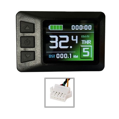 Ebike Display Panel für KT LCD7C 24V 48V Farbdisplay mit 5 Pin SM Stecker