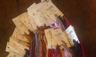 Classic Colorworks (Colonial Rose - Licorice Red) cross stitch floss
