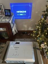 Hitachi CP-X301 2600 Lumens LCD Projector Remote Case Extra Lamp Tested