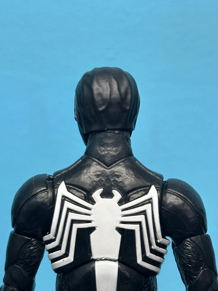 SOLO CABEZA GamerVerse Marvel Legends Simbiote Traje Negro Spider Man 2 PS5 Personalizado Foto 4 de 4