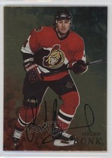 1998-99 ITG Be A Player Gold Auto Radek Bonk #94 Auto 4kz