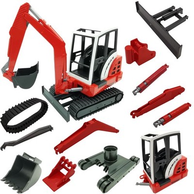 Bruder  02432 Schaeff HR16 Minibagger Ersatzteile + Set