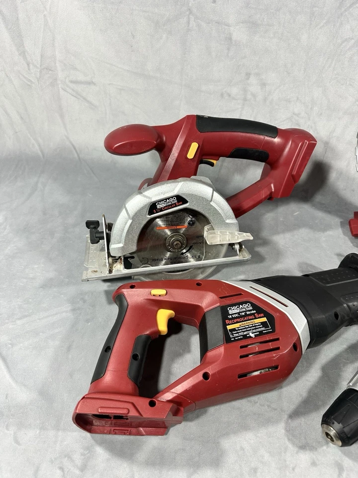 Chicago Electric 18V 4-Tool Combo Pack no battery or charger - Image 2 of 4