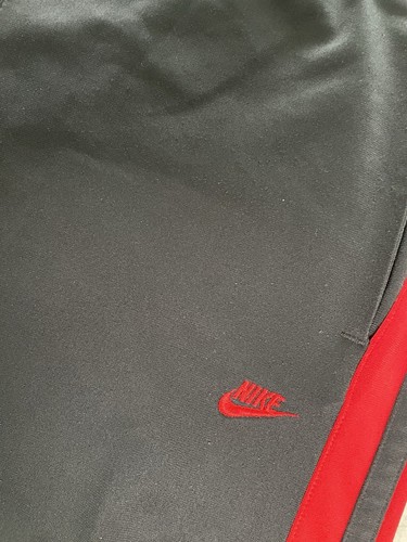 ROTE / SCHWARZE NIKE TRACKPANTS HERREN (M) ORIGINAL TOP ZUSTAND - Bild 3 von 7