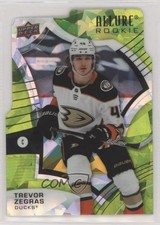2021-22 Upper Deck Allure Rookies Green Rainbow Die-Cut 88/99 Trevor Zegras u2v