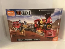 Mega Construx Pro Builder Train Heist  Old West Set New In Box
