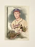 2025 Topps Holiday Buyback Eddie Mathews Gold Stamp 2022 Allen & Ginter SP #243