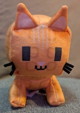Peluche Grow a Garden Roblox Orange Tabby Cat 5" Blocky Ginger Kitten (sin código)