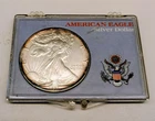 New Listing1991 $1 AMERICAN SILVER EAGLE 1 OZ .999 - GEM BU IN CASE!