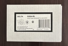 Delta Universal Showering 5-Setting 5-13/16" Square 1.75GPM Shower Head 52664-BL