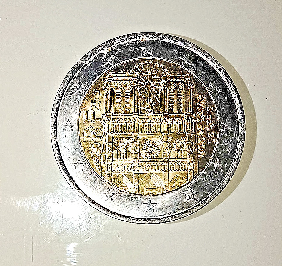 2 Euros Commémorative France 2025 – Notre‑Dame De Paris - BU/UNC