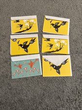 Lot Of 6 Bird Themed Cards With Envelopes C75