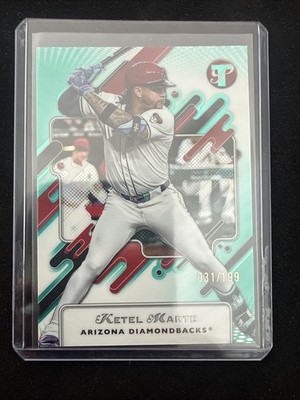 2025 Topps Pristine - Ketel Marte #70 Aqua Refractor /199