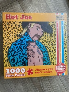 Chunky Custard Puzzles Hot Joe 1000 Piece Art Jigsaw Puzzle Multicolor