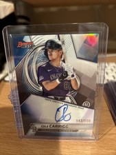 2025 Bowman Best Cole Carrigg Auto 143/150 B25-cca Colorado Rockies Prospect