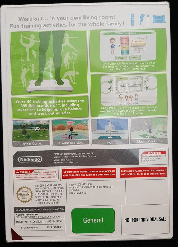 Wii FIT Nintendo Wii Game BRAND NEW SEALED Complete PAL - Image 2 of 4