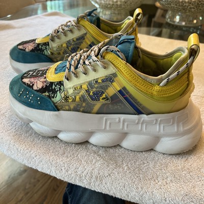 Versace Chain Reaction Sneakers Shoes 100% Authentic Size US 12 Italy size 45