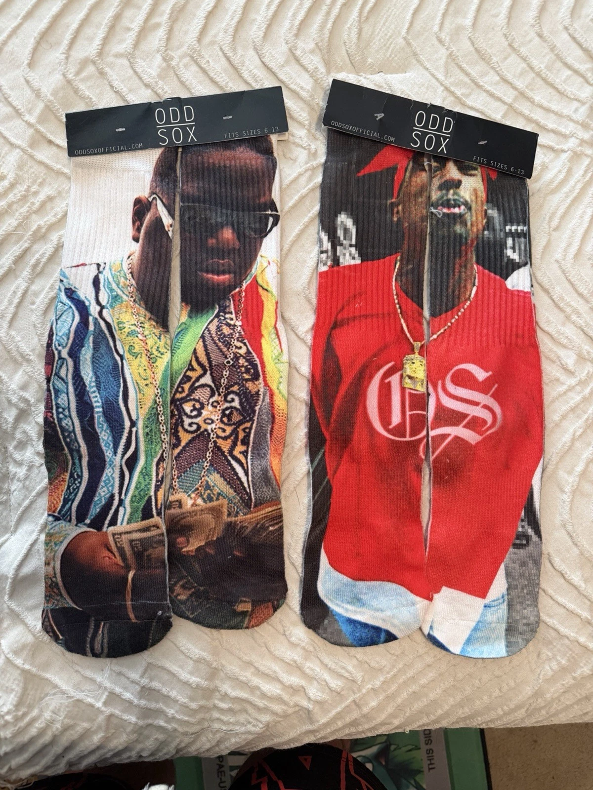 Odd Sox Tupac and Biggie