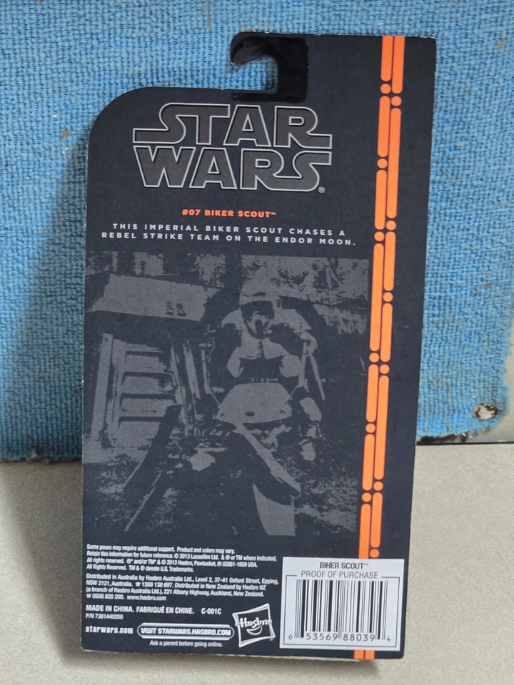 Star Wars Biker Scout Figure Black Series 07 Endor Scout Trooper Army Builder - Image 3 of 3