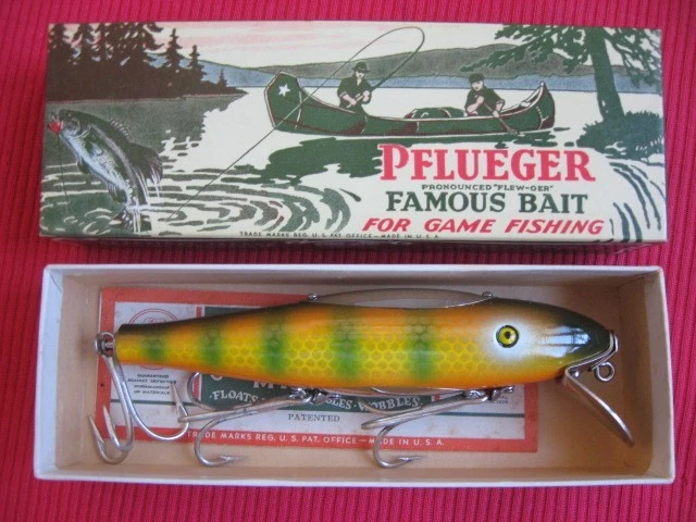 Freshwater Muskie Wooden Vintage Fishing Lures for sale | eBay