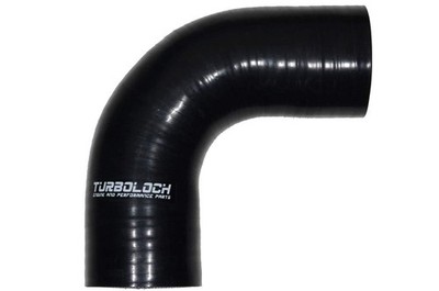 Silikonschlauch Ø 30mm 90° Bogen schwarz / silicone hose black