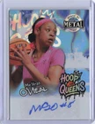 2025 Leaf Metal Hoop Queens Auto Lava Blue #QA-MAO Me’Arah O’Neal /1