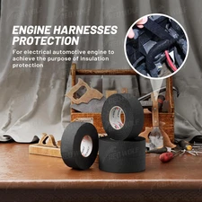 Wire Harness Cloth Tape 1 Inch x 50 FT Electric Wiring Loom Harness Flexibili...